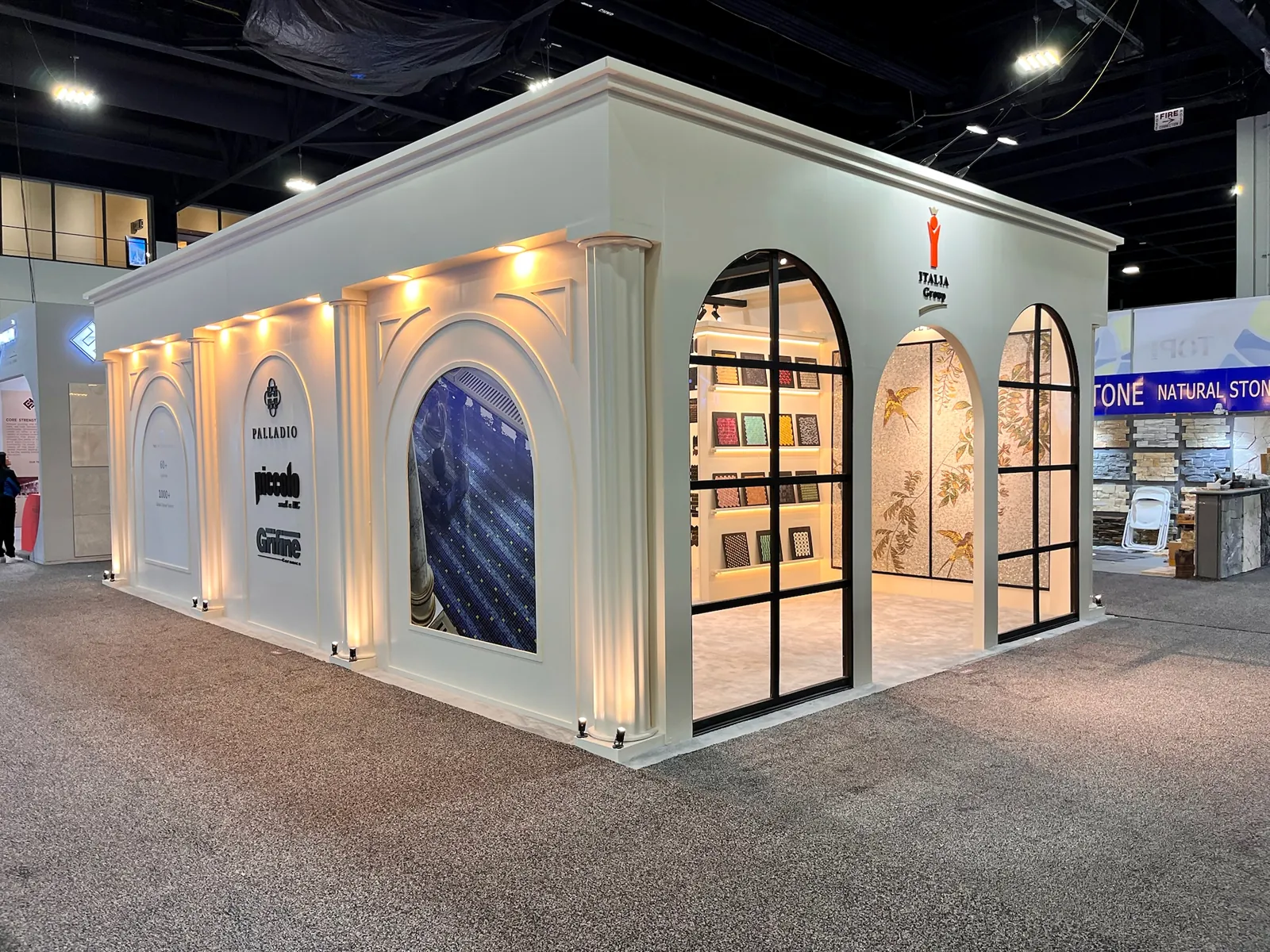 Italia Group custom exhibit in Atlanta, Georgia